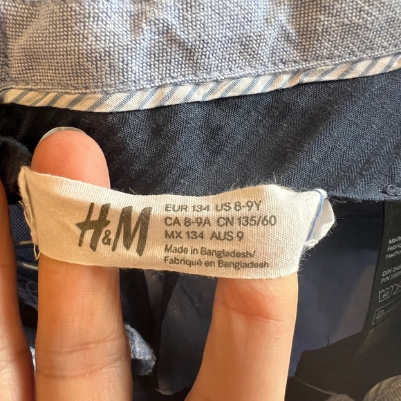 H&M Kids Blazer and Pants Set in Light Blue - Size US 8 - 9 Yrs - Picture 7 of 16